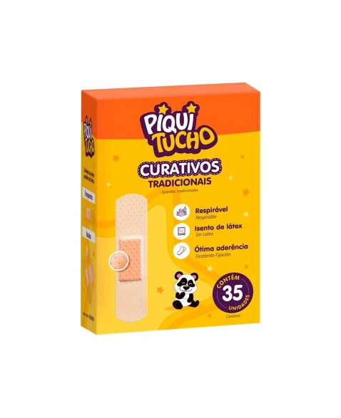 CURATIVO PIQUITUCHO BEGE COM 35 UNIDADES