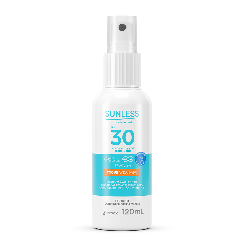 PROTETOR SPRAY SUNLESS FPS30 120ML