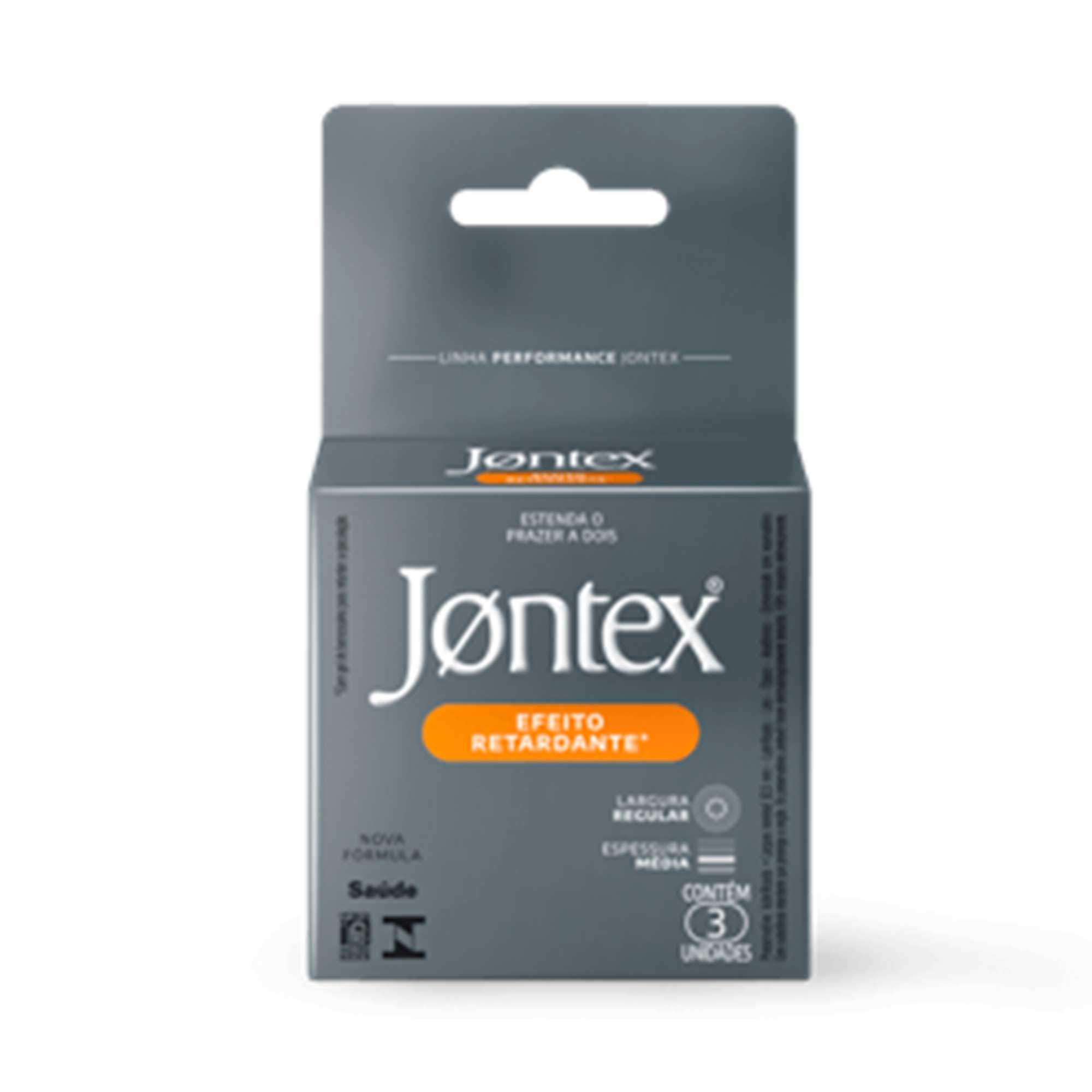 PRESERVATIVO JONTEX LUB C/3UN EFEITO RETARDANTE