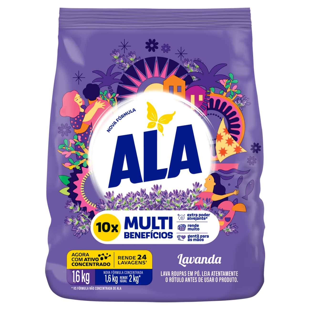 DETERGENTE PO ALA SACHET 1,6KG LAVANDA