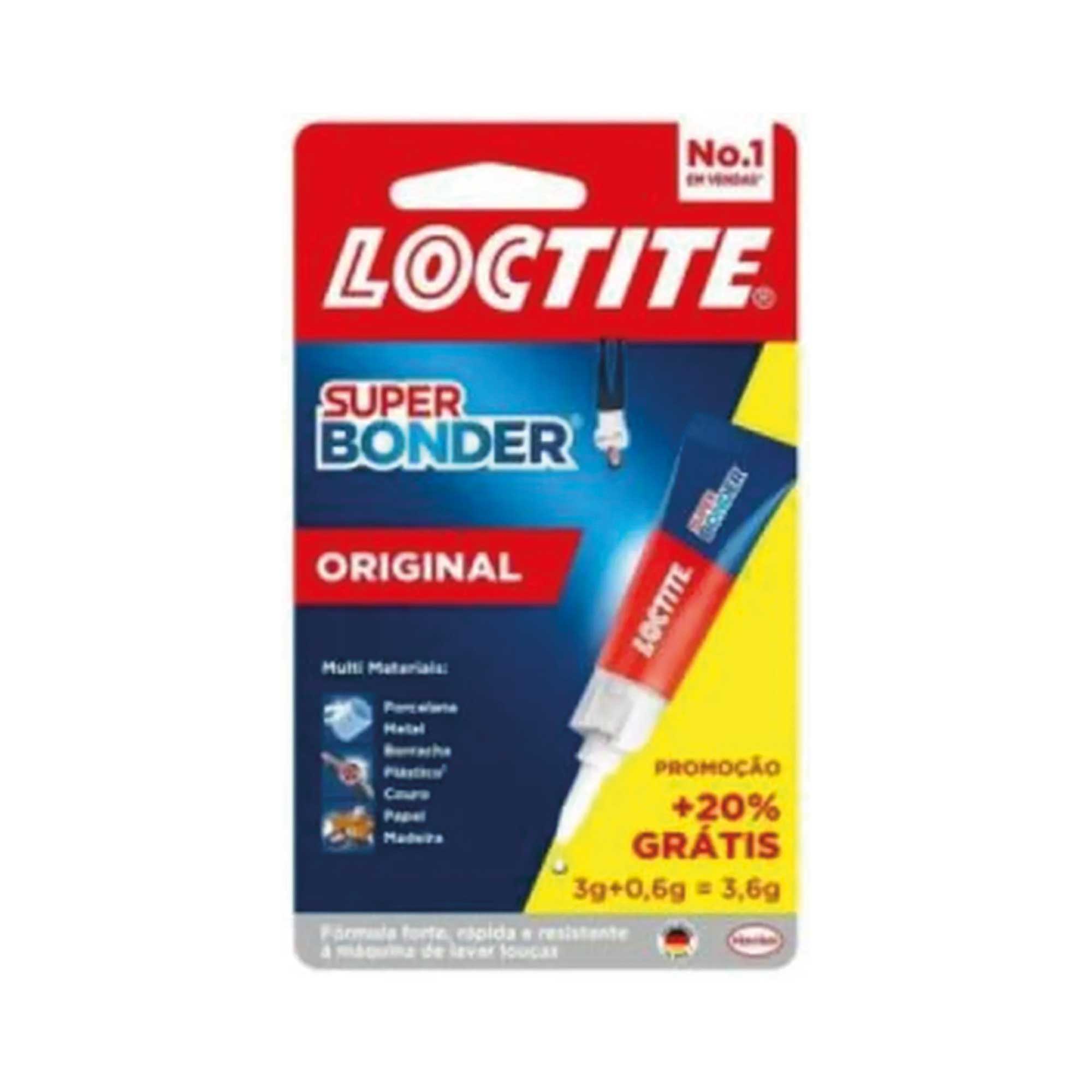 COLA SUPER BONDER 3G+0,06G 20% GRATIS