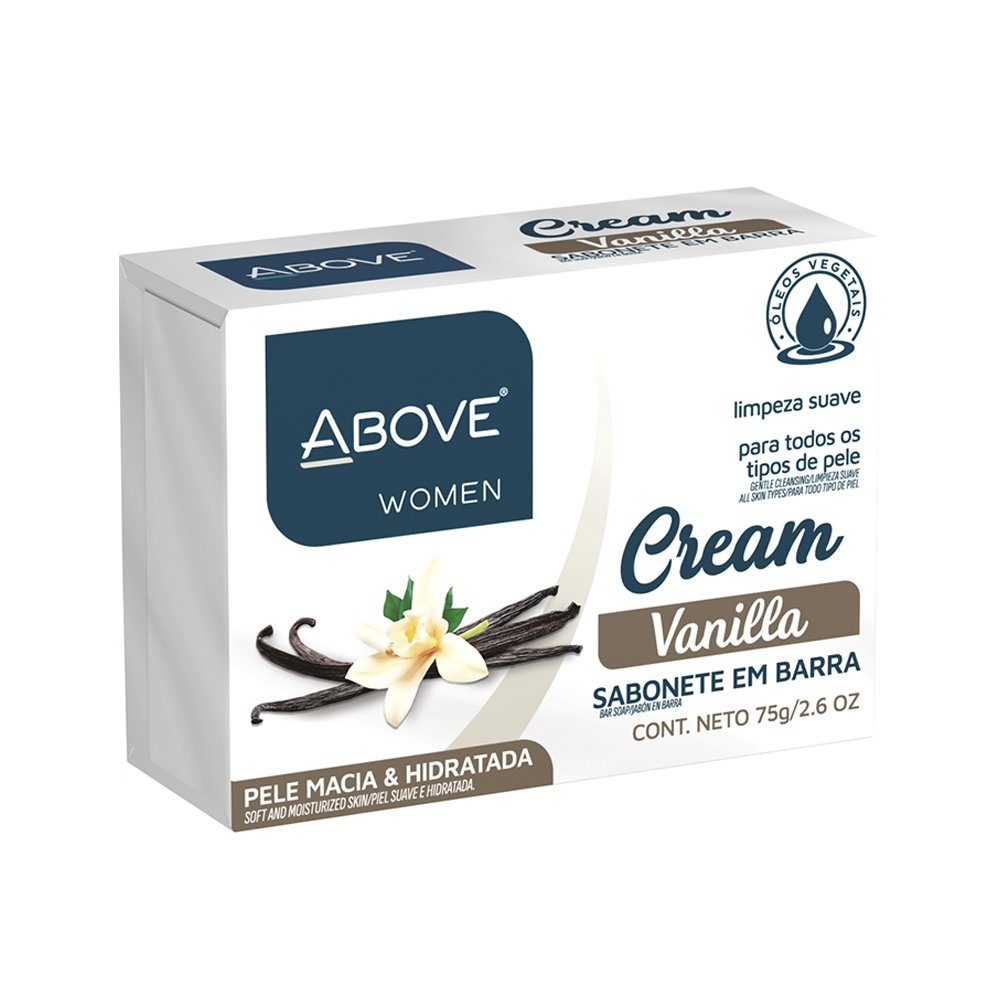SABONETE ABOVE 75G CREAM VANILLA