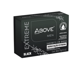 SABONETE ABOVE 75G EXTREME BLACK