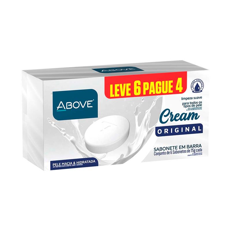 SABONTE ABOVE 75G LEVE 6 PAGUE 4 CREAM ORIGINAL