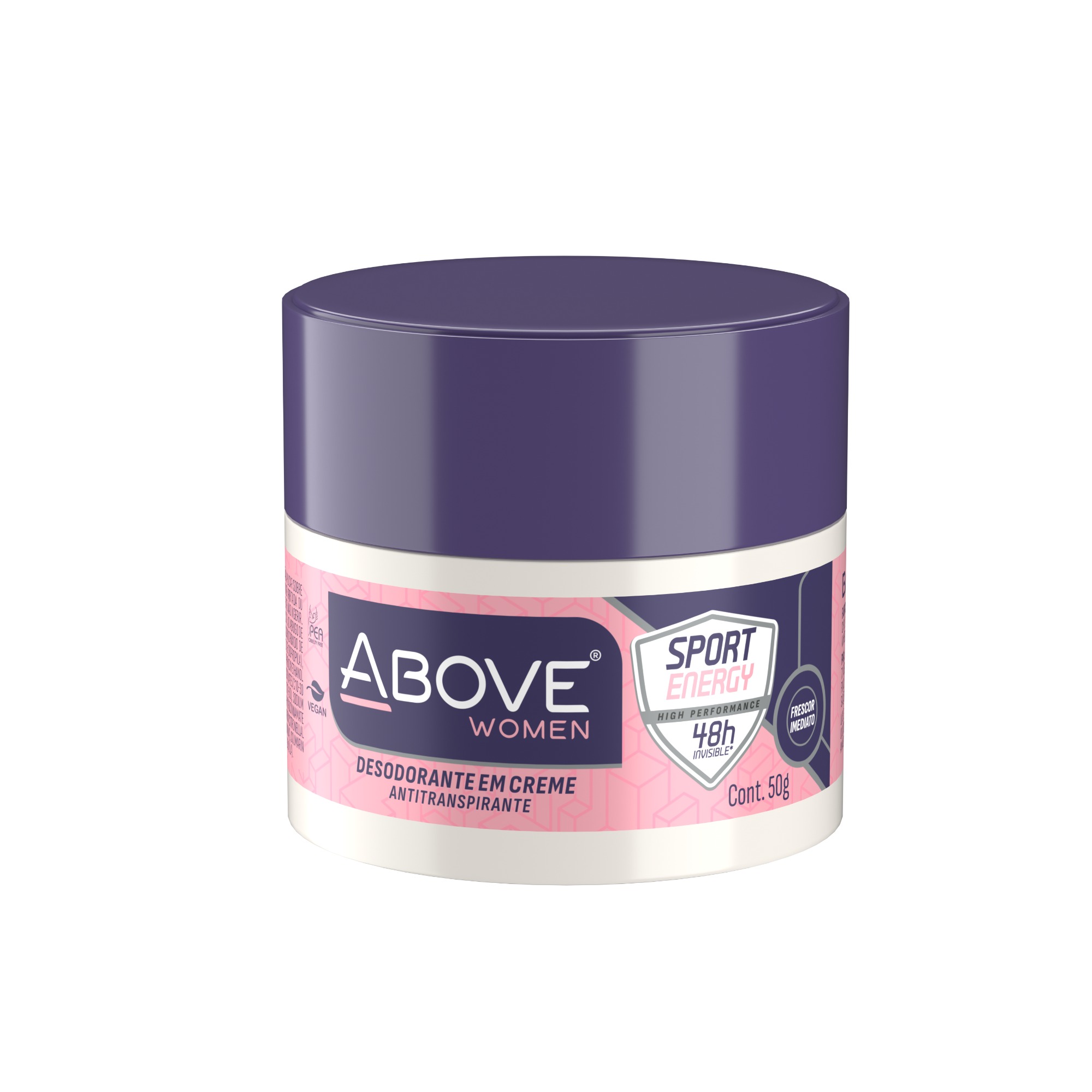 DESODORANTE CREME ABOVE 50G WOMEN SPORT ENERGY