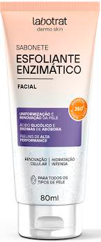 SABONETE FACIAL ESFOLIANTE LABOTRAT 80ML ENZIMATICO