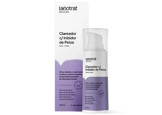CLAREADOR INIBIDOR LABOTRAT 30ML DE PELO AXILA E VIRILHA