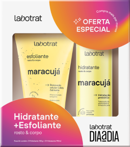 ESFOLIANTE 150G + HIDRATANTE 190ML LABOTRAT MARACUJA