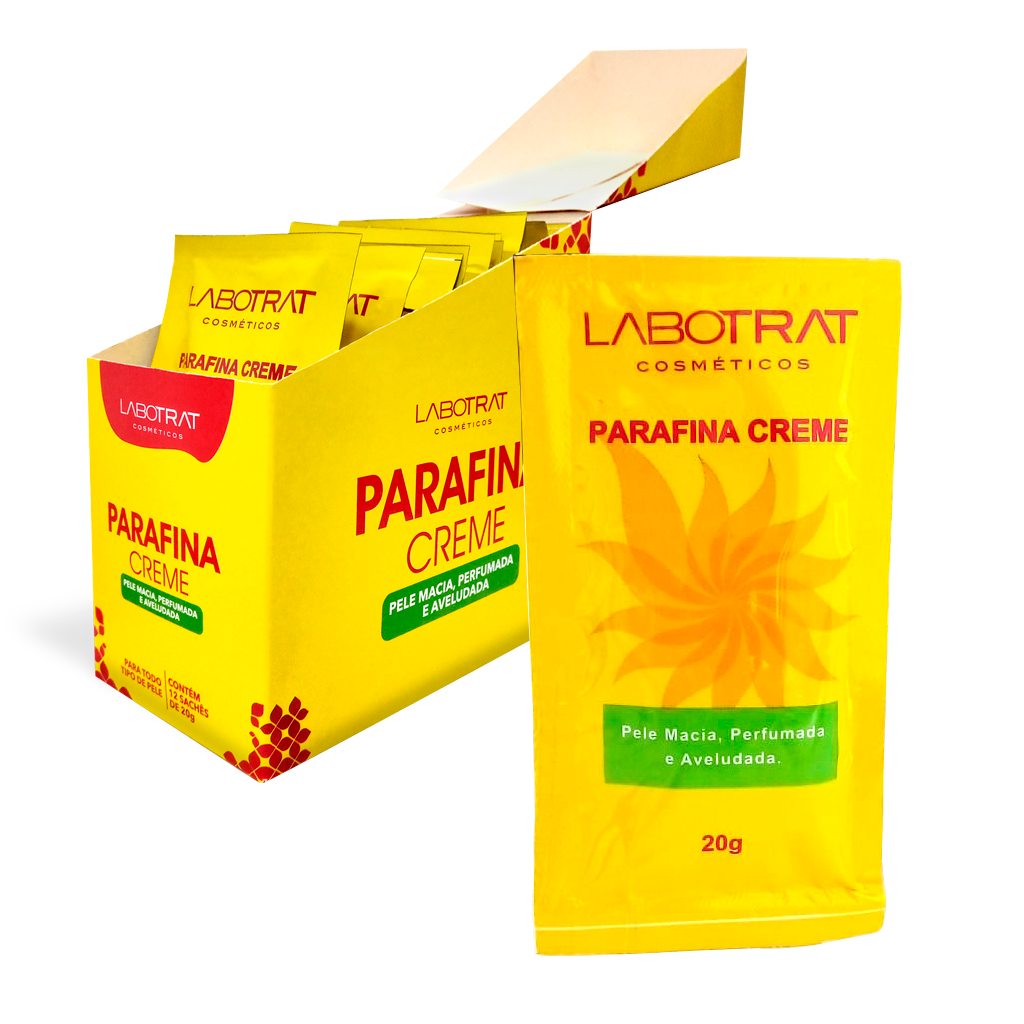 CREME PARAFINA LABOTRAT COM 12 UNIDADES 20G HIDRATANTE
