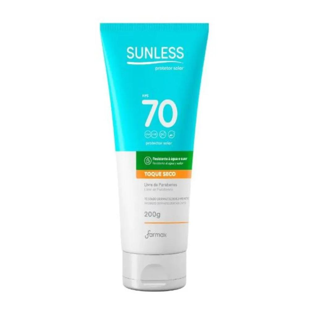 PROTETOR SOLAR SUNLESS FPS70 200G