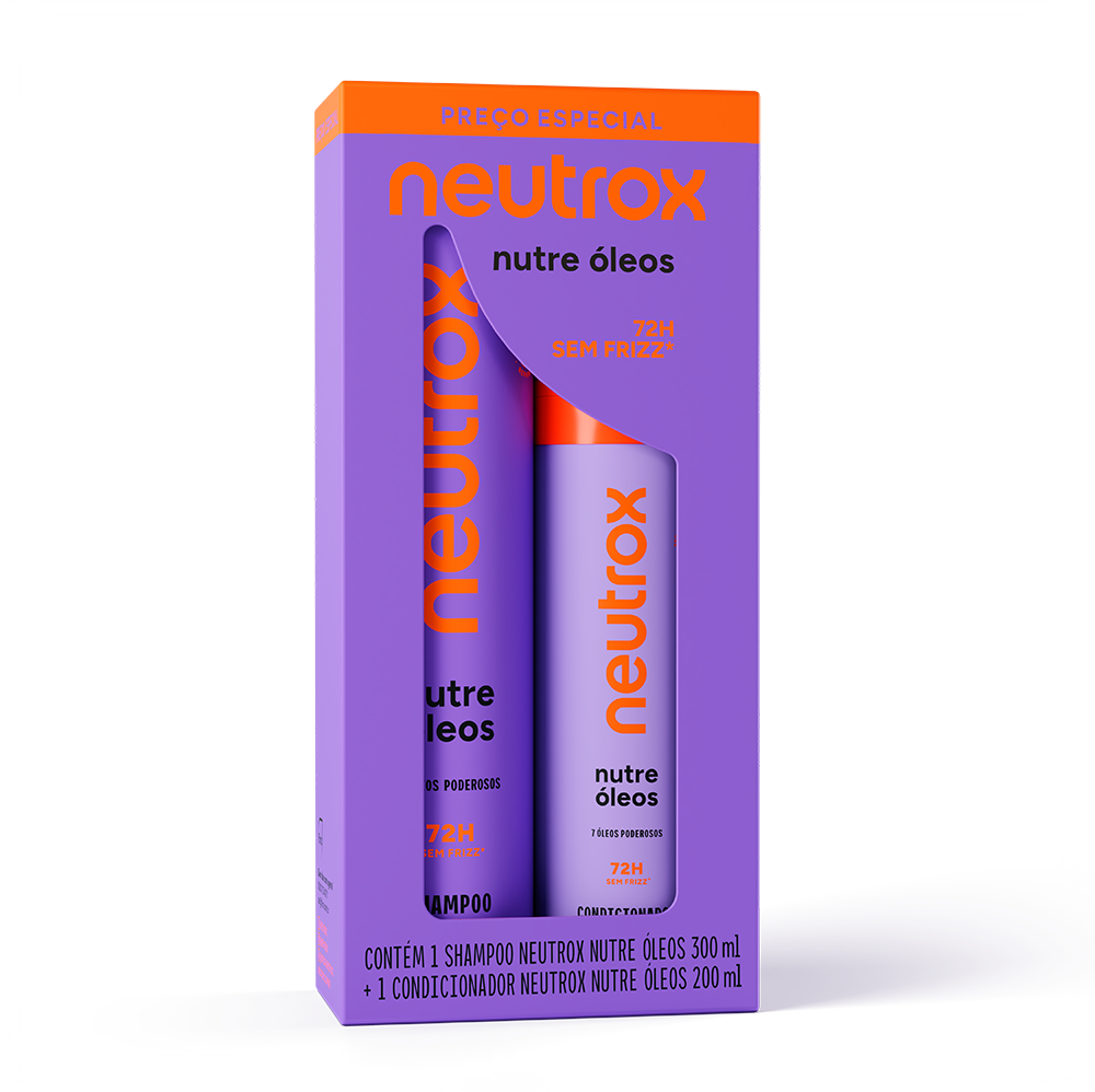 SHAMPOO NEUTROX 300ML + CONDICIONADOR 200ML NUTRE OLEOS