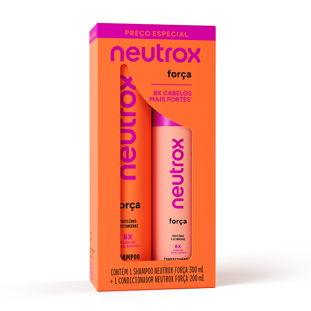 SHAMPOO NEUTROX 300ML + CONDICIONADOR 200ML FORCA