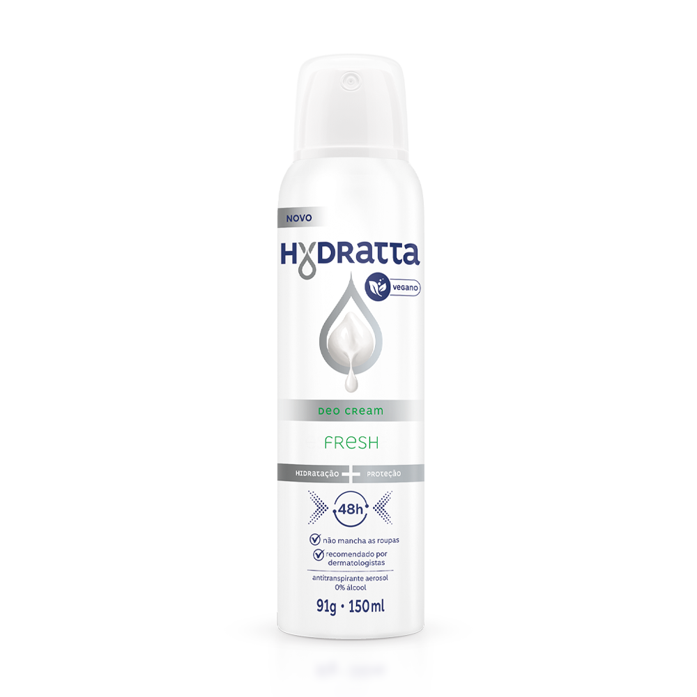 DESODORANTE AEROSOL HYDRATTA 48H 150ML FRESH - VERDE