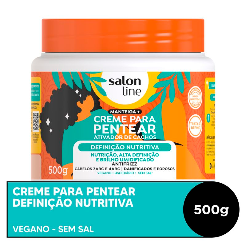 CREME DE PENTEAR SALON LINE 500G DEFINICAO NUTRITIVA