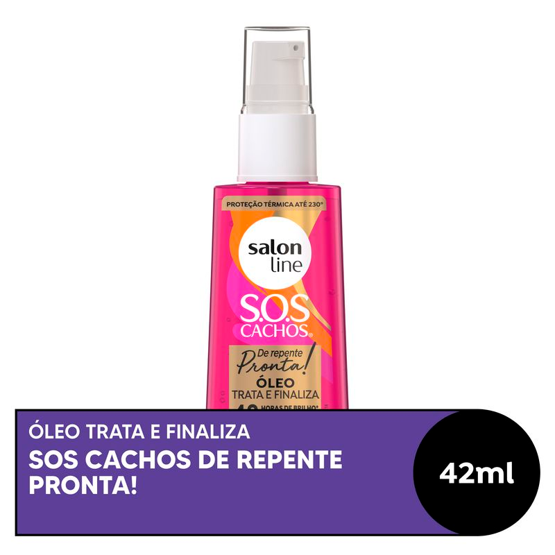 OLEO CONDICIONADOR SALON LINE SOS CACHOS 42ML DE REPENTE PRONTA