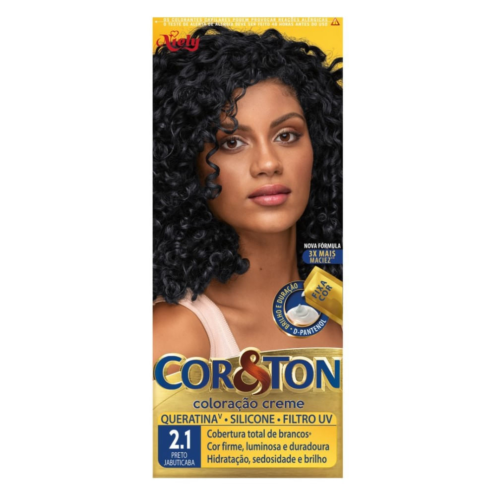 COLORACAO COR&TON MKIT 2.1 PRETO JABUTICABA