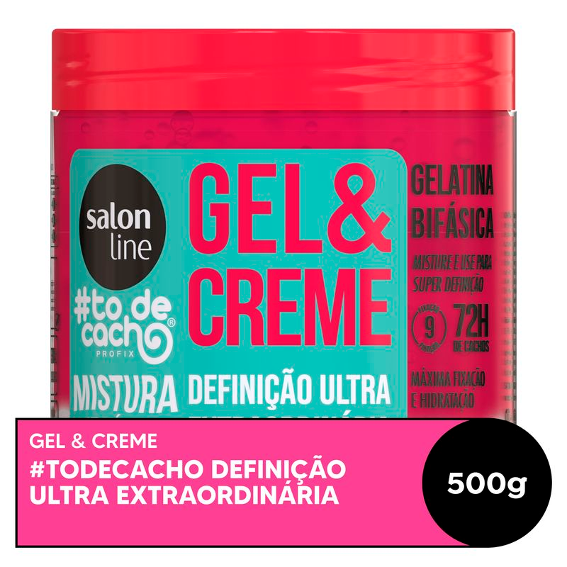 GELACREME SALON LINE TODECACHO 500G DEFINICAO ULTRA