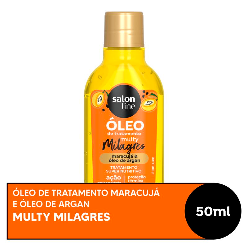 OLEO REPARADOR SALON LINE CACHOS DOS SONHOS 50ML MARACUJA