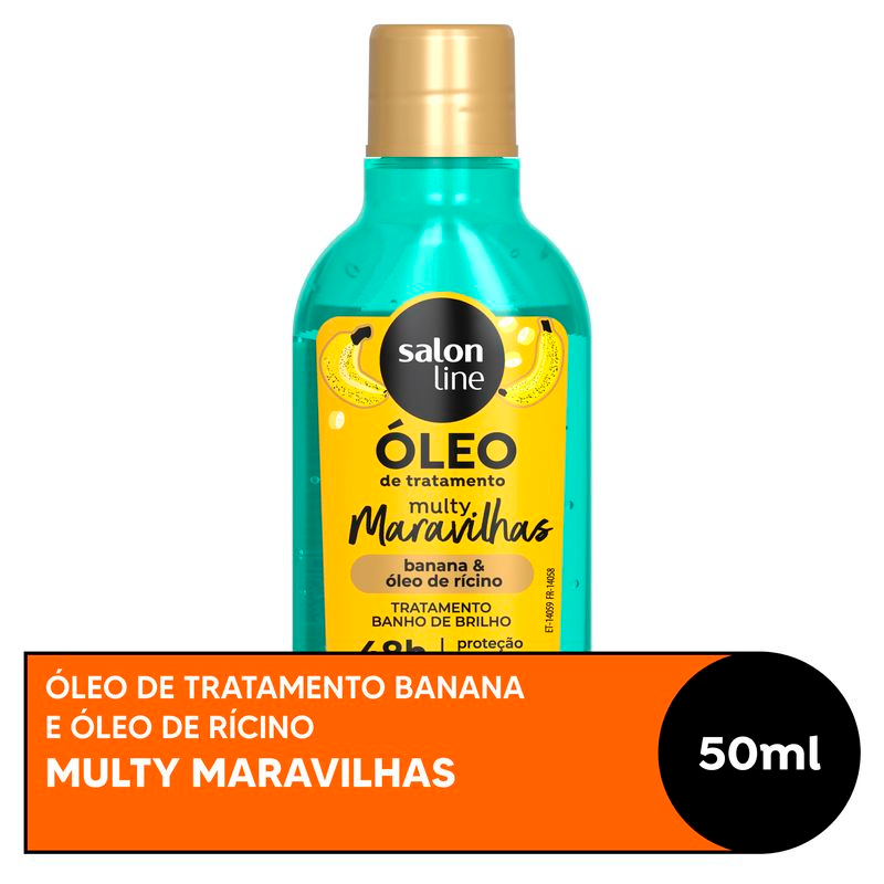 OLEO REPARADOR SALON LINE CACHOS DOS SONHOS 50ML BANANA