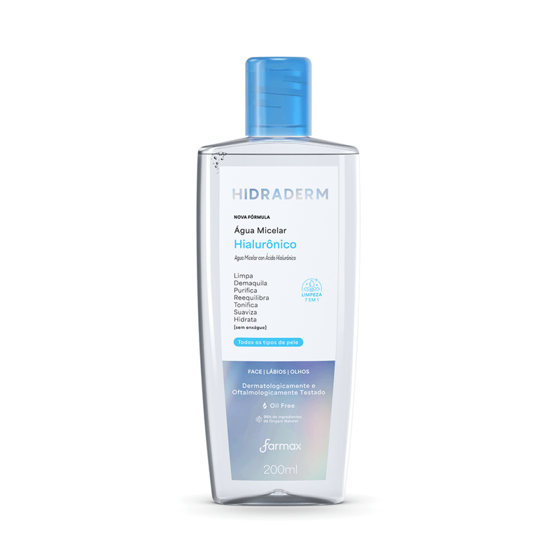 AGUA MICELAR HIDRADERM 200ML ACIDO HIALURONICO