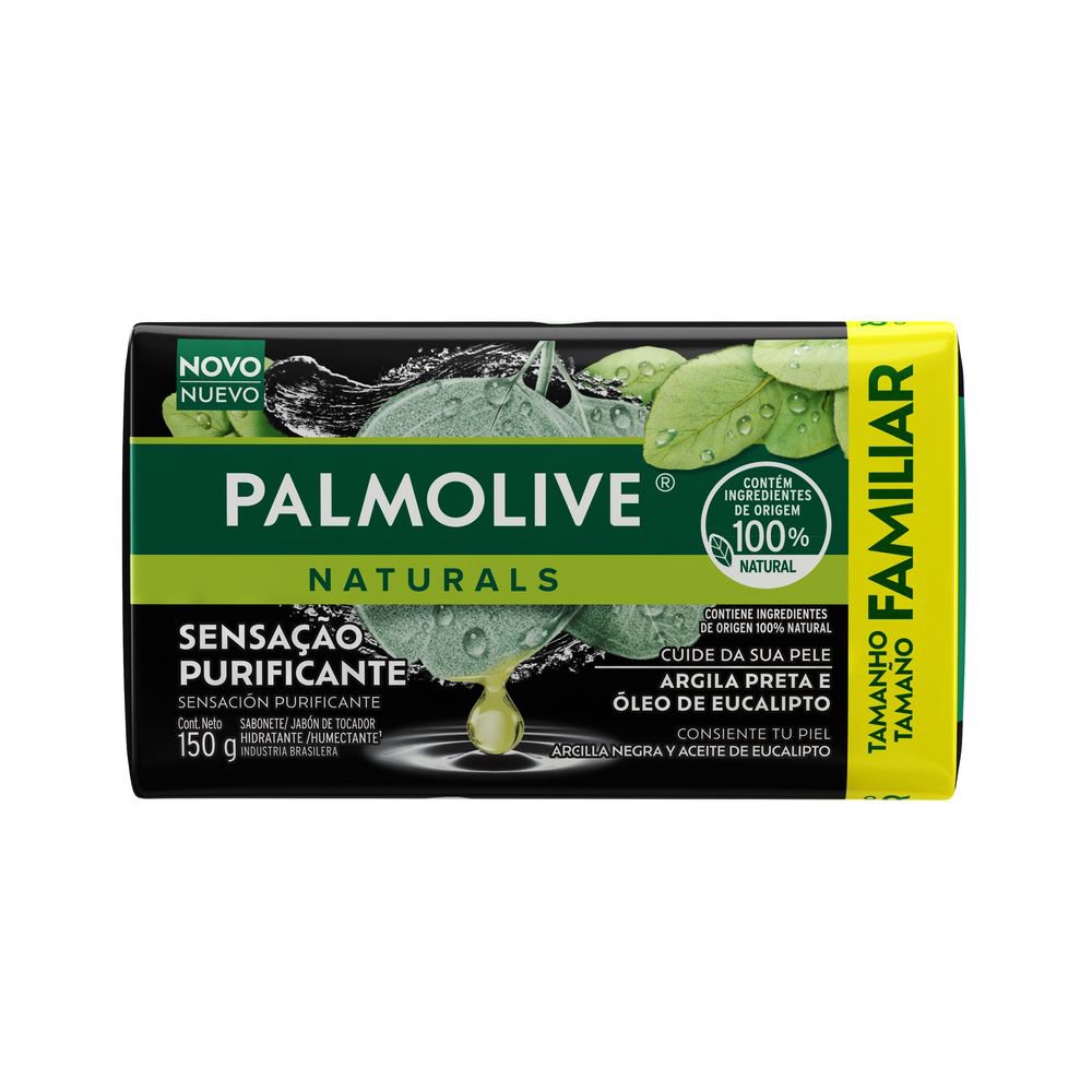 SABONETE PALMOLIVE NATURALS 150G ARGILA E EUCALIPTO
