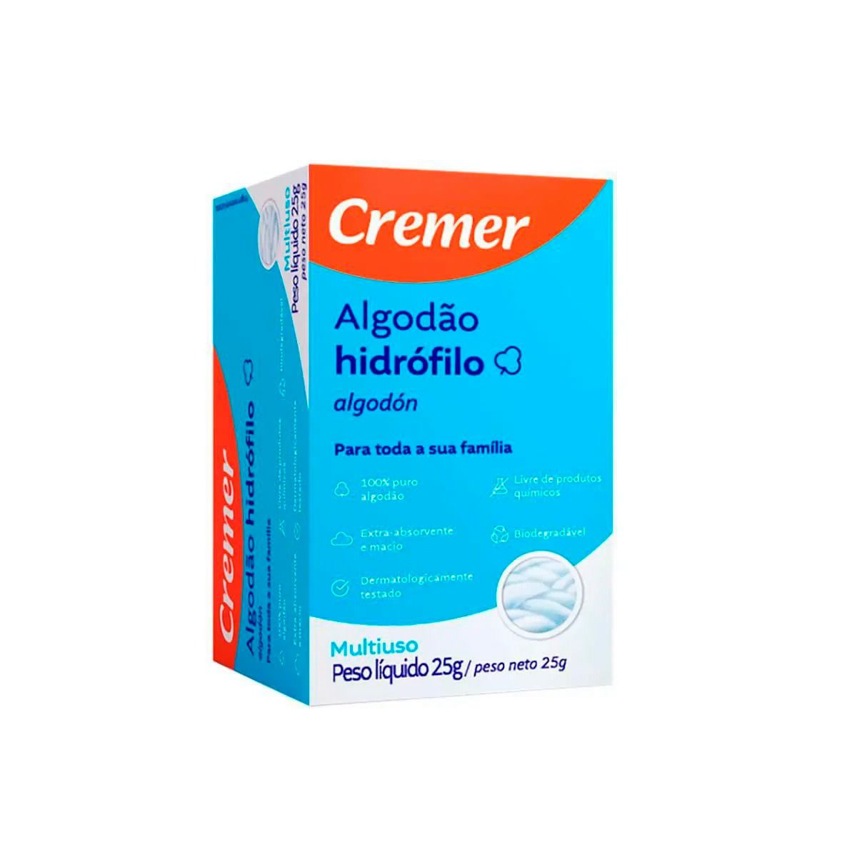 ALGODAO CREMER 25G