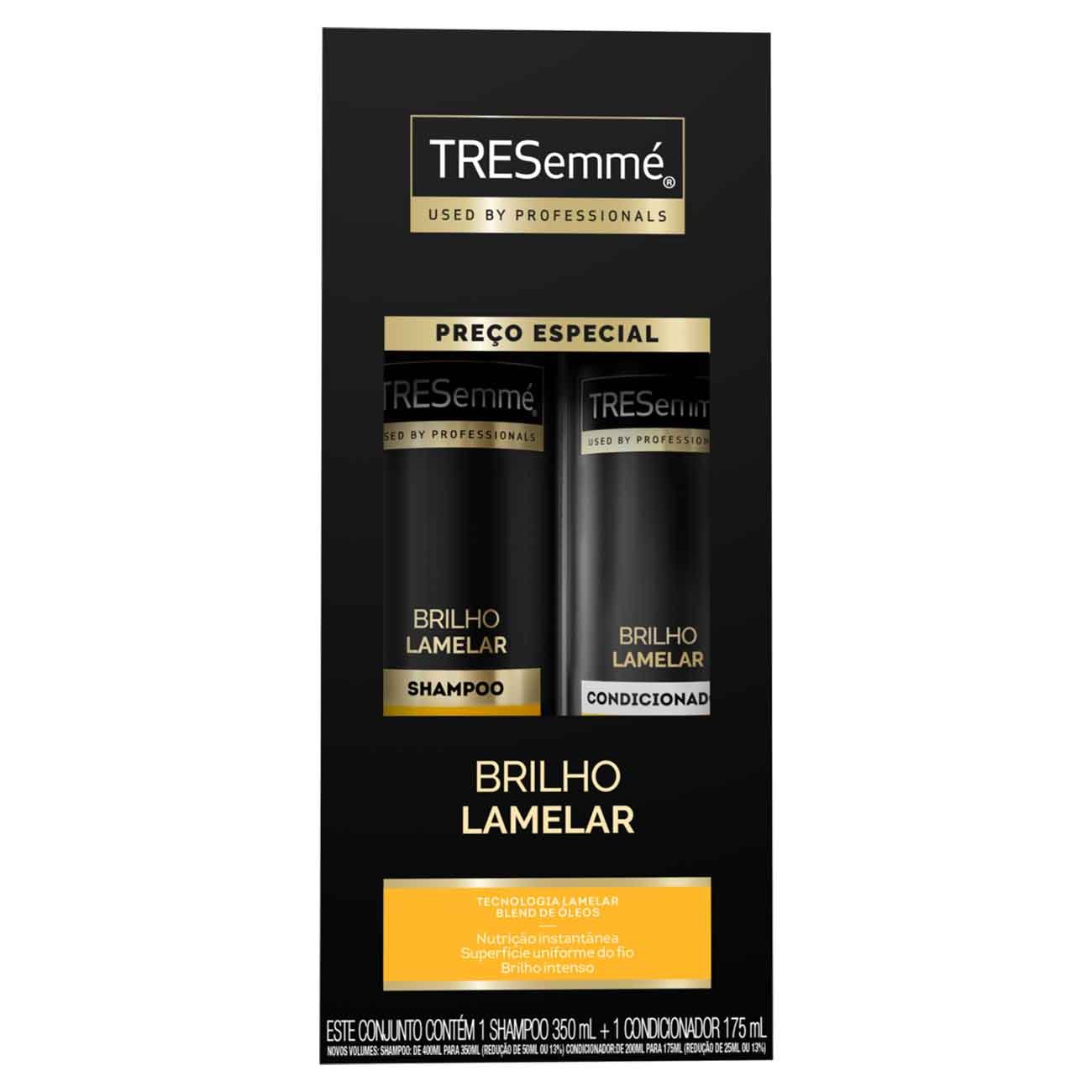 SHAMPOO TRESEMME 350ML + CONDICIONADOR 175ML LAMELAR