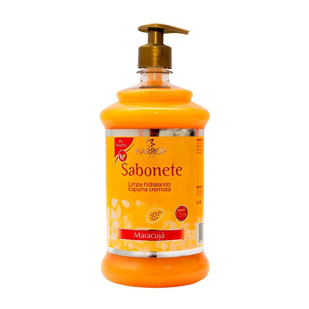 SABONETE LIQUIDO CREMOSO HARROP BECKER 1L REFIL FLIP MARACUJA