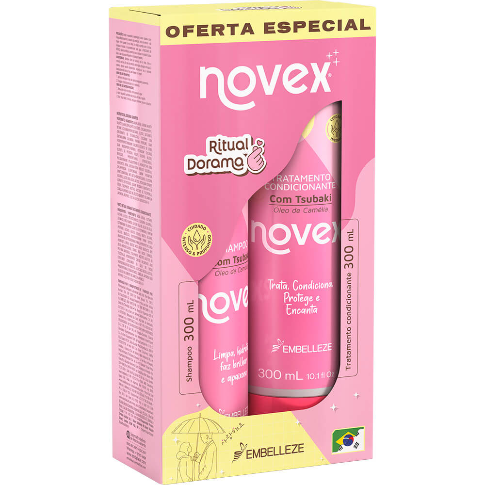 SHAMPOO + CONDICIONADOR NOVEX. 300ML RITUAL DORAMA