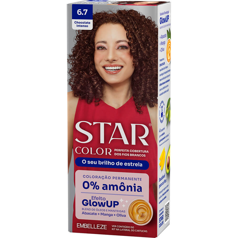 COLORACAO STAR COLOR SEM AMONIA 6.7 CHOCOLATE INTENSO