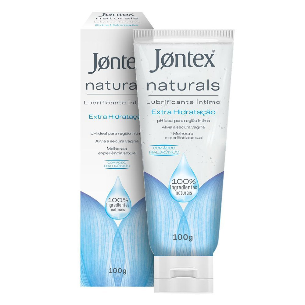 GEL LUBRIFICANTE JONTEX NATURALS 100G EXTRA HIDRATACAO
