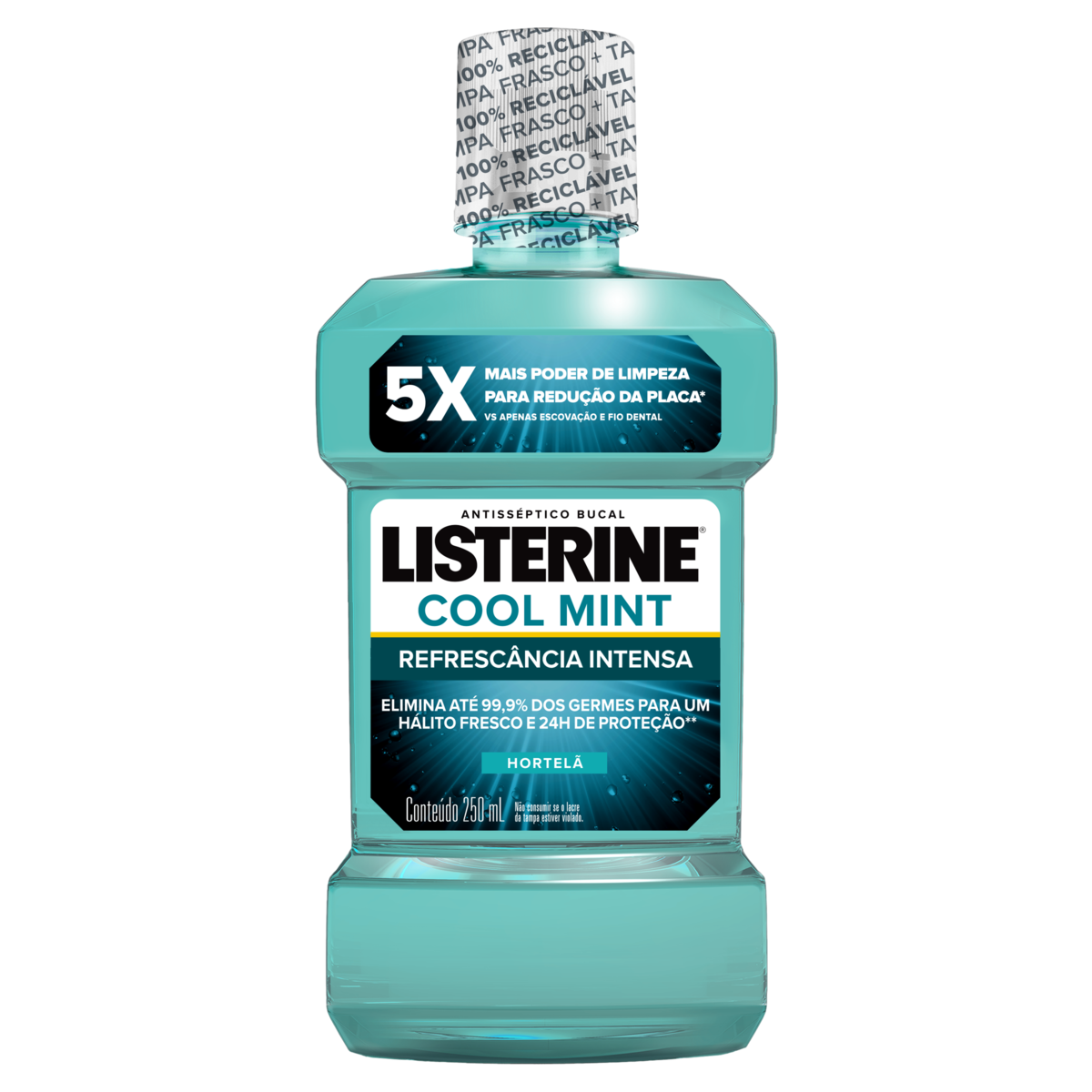 ENXAGUANTE BUCAL LISTERINE 250ML COOL MINT
