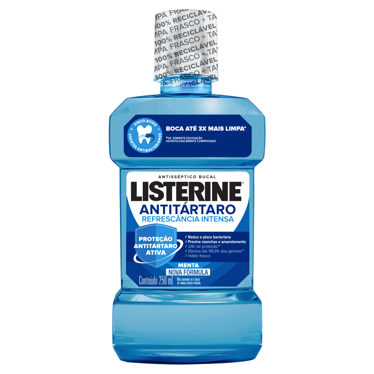 ENXAGUANTE BUCAL LISTERINE 250ML. ANTITARTARO