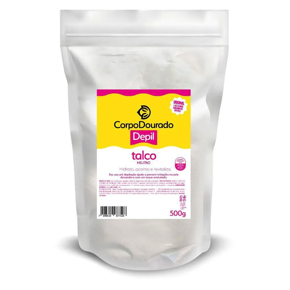 TALCO CORPO DOURADO DEPIL 500G