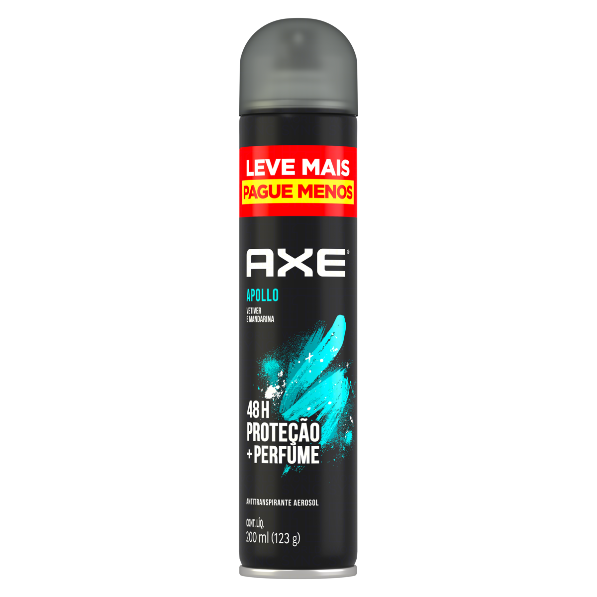 DESODORANTE AEROSSOL AXE 200ML APOLLO