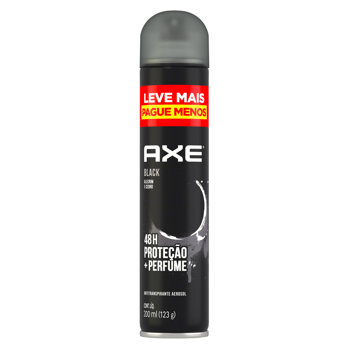 DESDORANTE AEROSOL AXE 200ML BLACK
