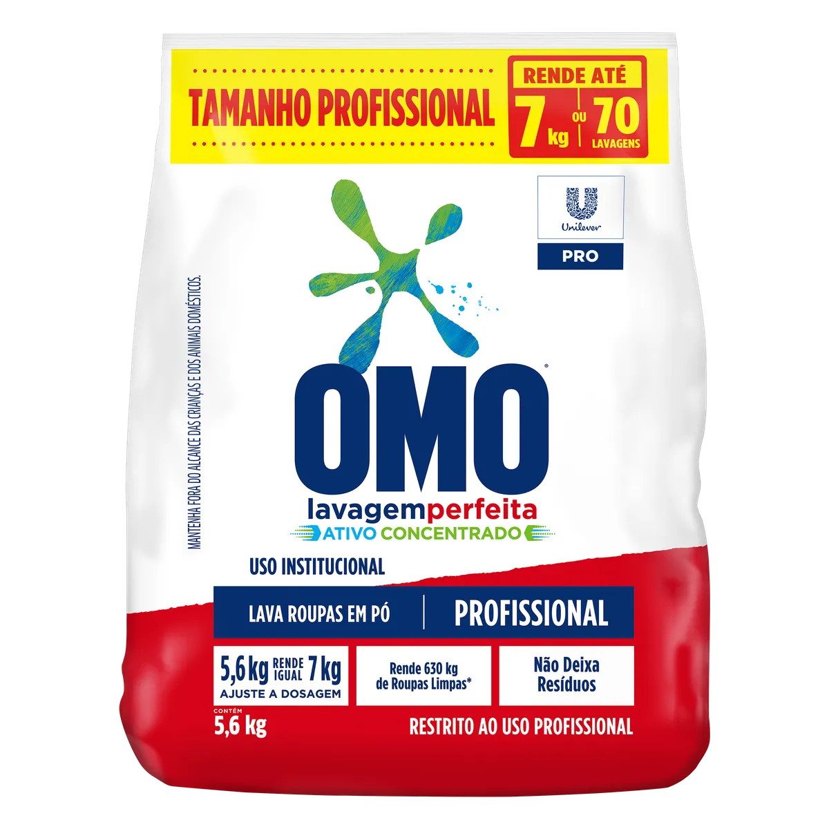 DETERGENTE EM PO OMO PRO BAG 5,6KG