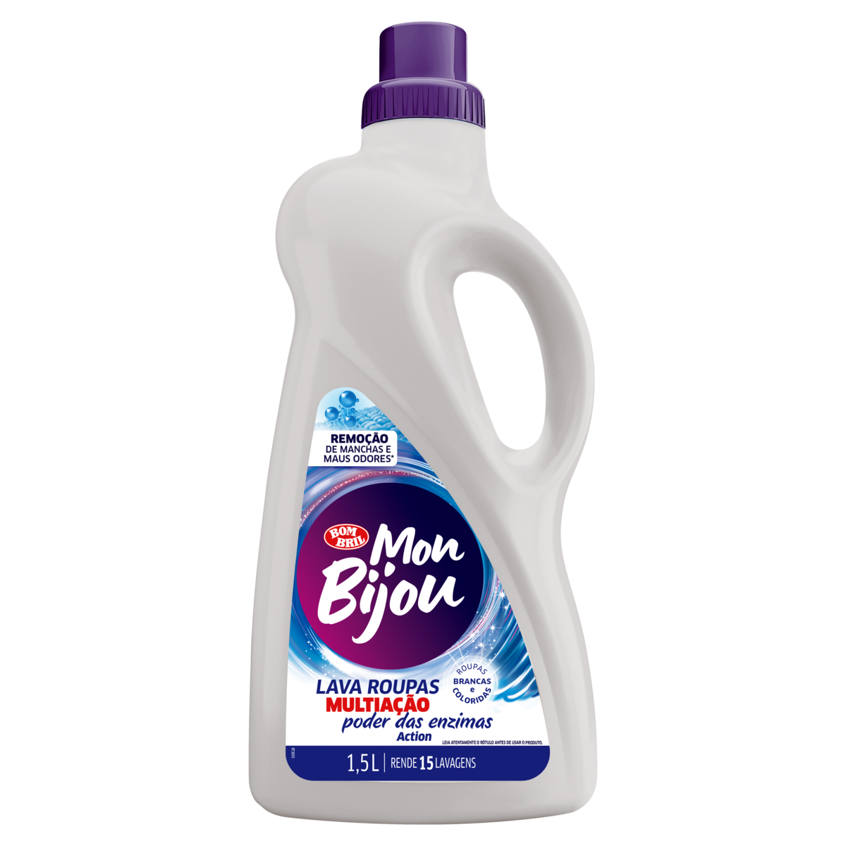 LAVA ROUPAS LIQUIDO MON BIJOU 1,5L AZUL