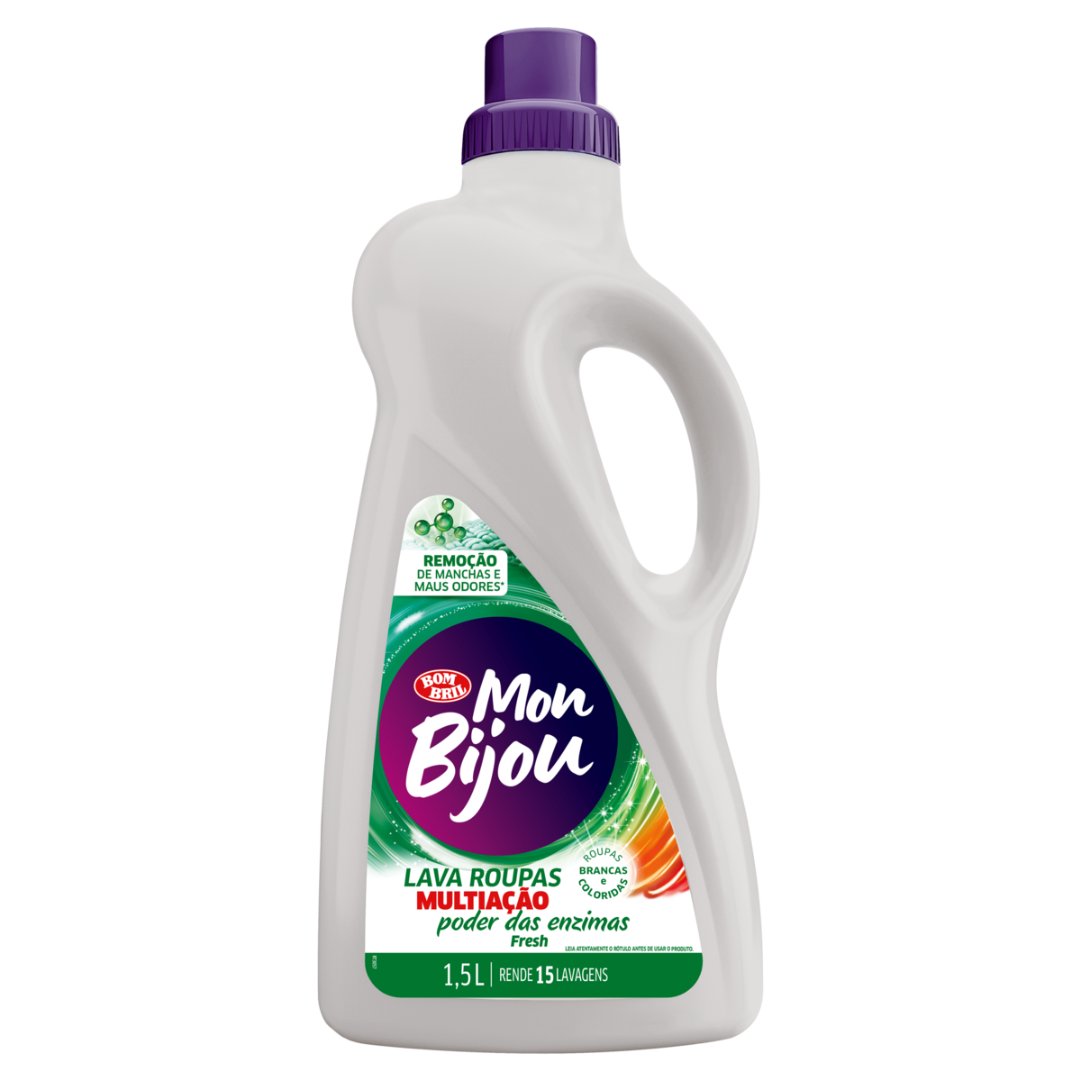 DETERGENTE LIQUIDO MON BIJOU 1,5L VERDE