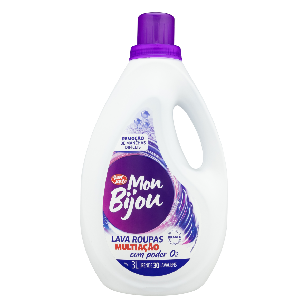 LAVA ROUPAS LIQUIDO MON BIJOU 3L AZUL
