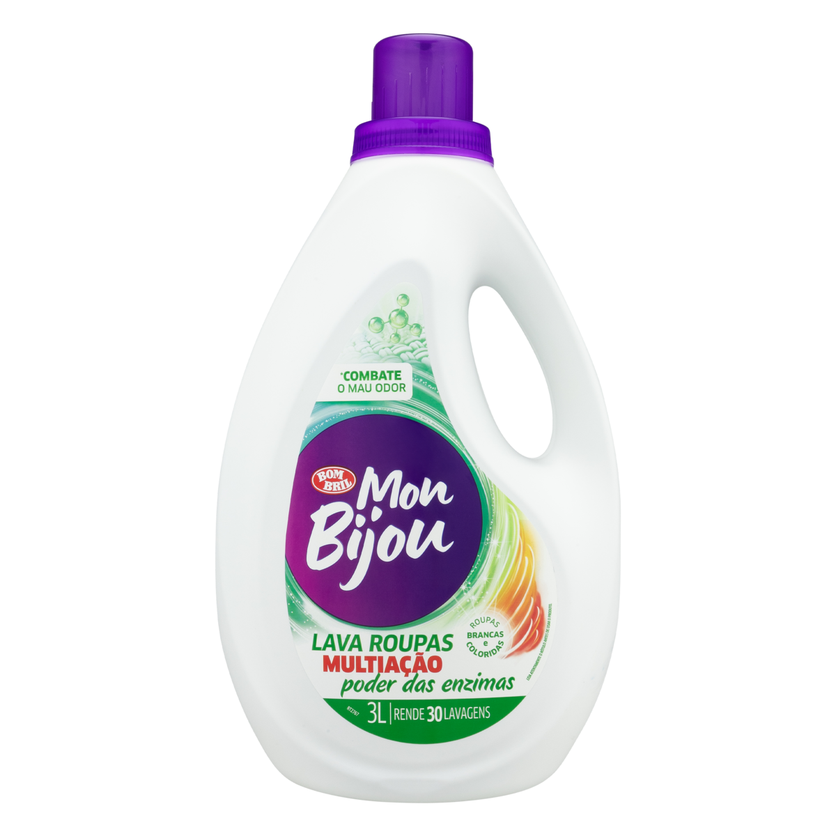 LAVA ROUPAS LIQUIDO MON BIJOU 3L VERDE