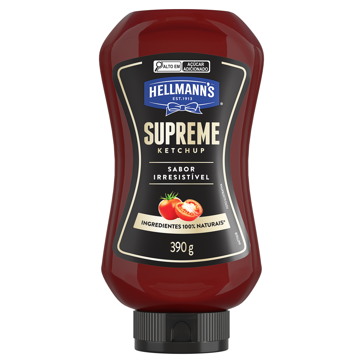 KETCHUP HELLMANNS 390G SUPREME SQUEEZE