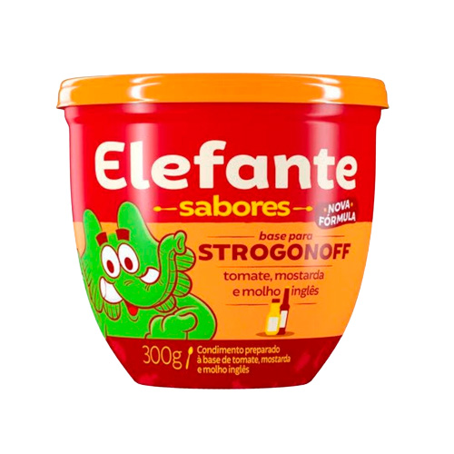 EXTRATO TOMATE ELEFANTE POTE 300G STROGONOFF