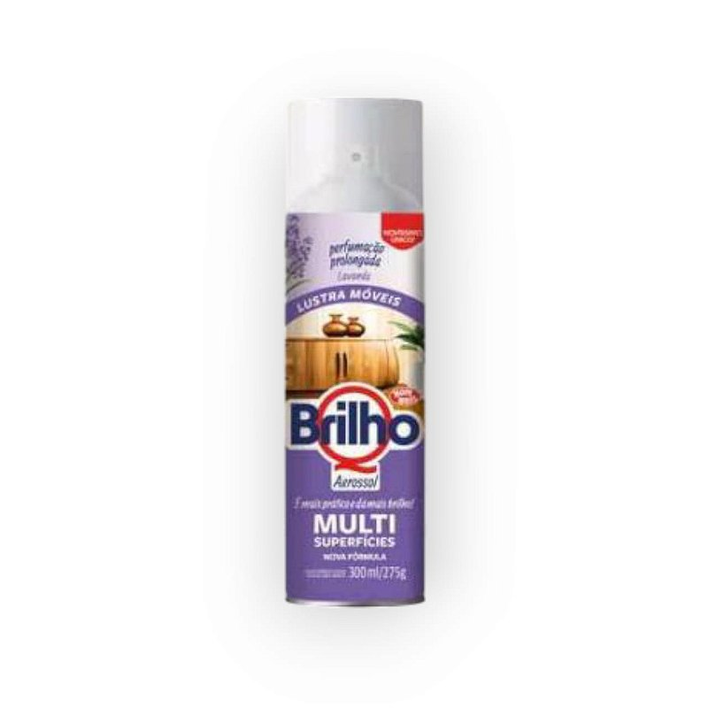 LUSTRA MOVEIS AEROSSOL QBRILHO 300ML LAVANDA