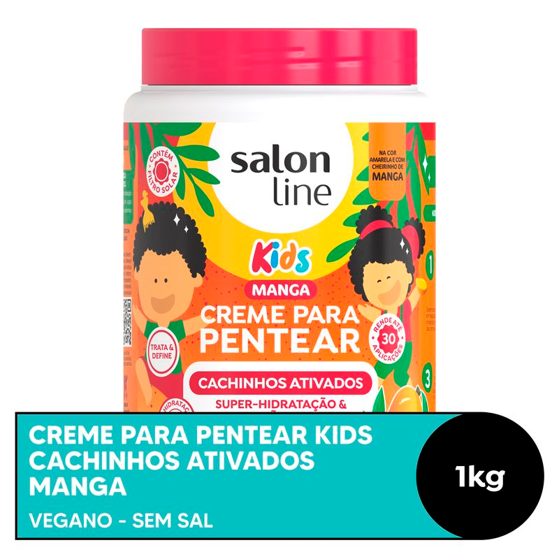 CREME DE PENTEAR SALON LINE 1KG KIDS MANGA