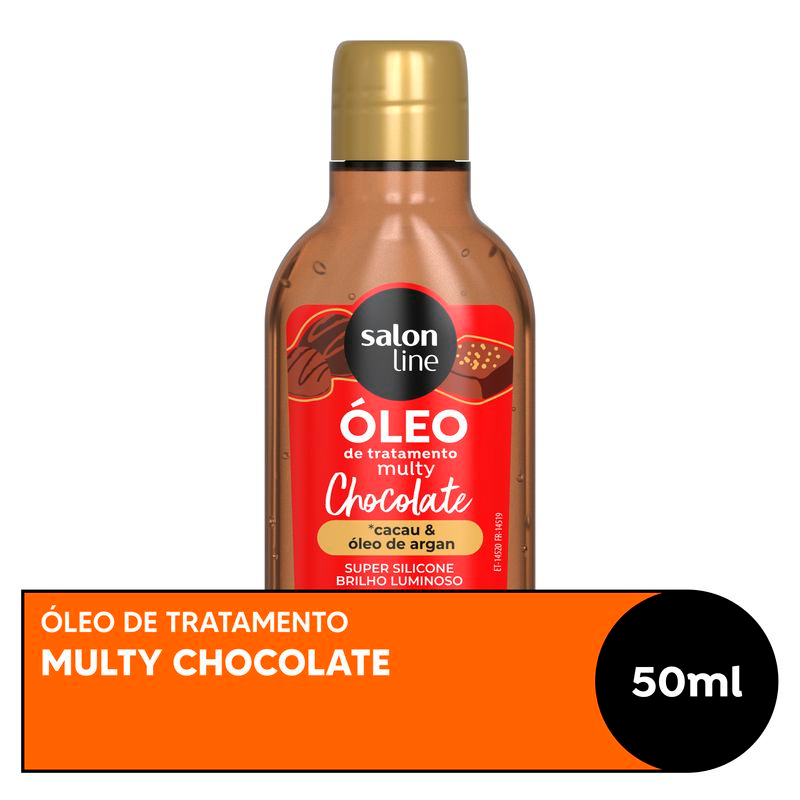 OLEO DE TRATAMENTO SALON LINE CACHOS DOS SONHOS 50ML CHOCOLATE