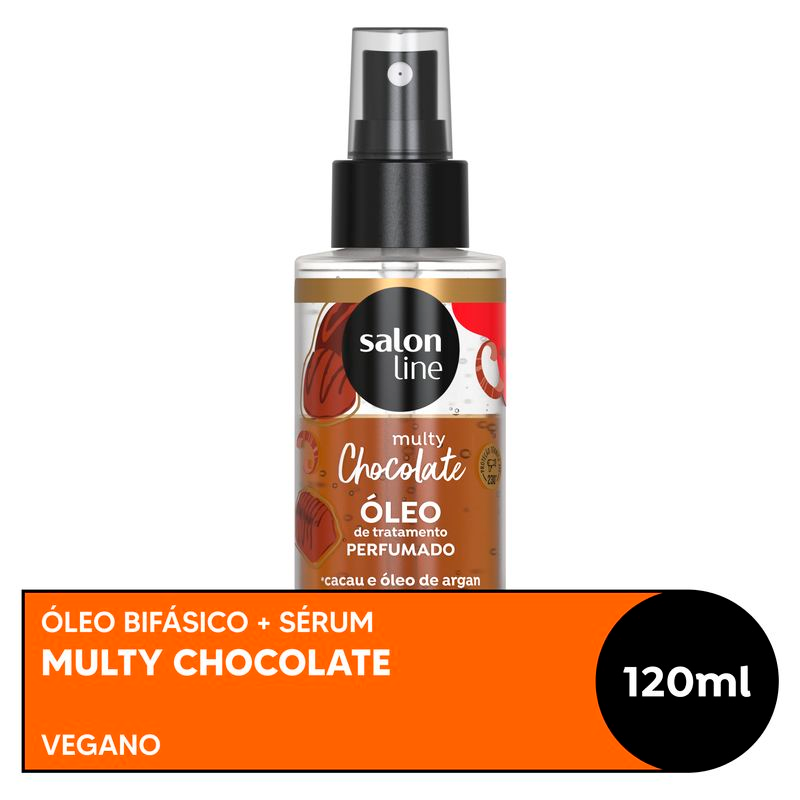 OLEO PERFUMADO SALON LINE CACHOS DOS SONHOS 120ML CHOCOLATE