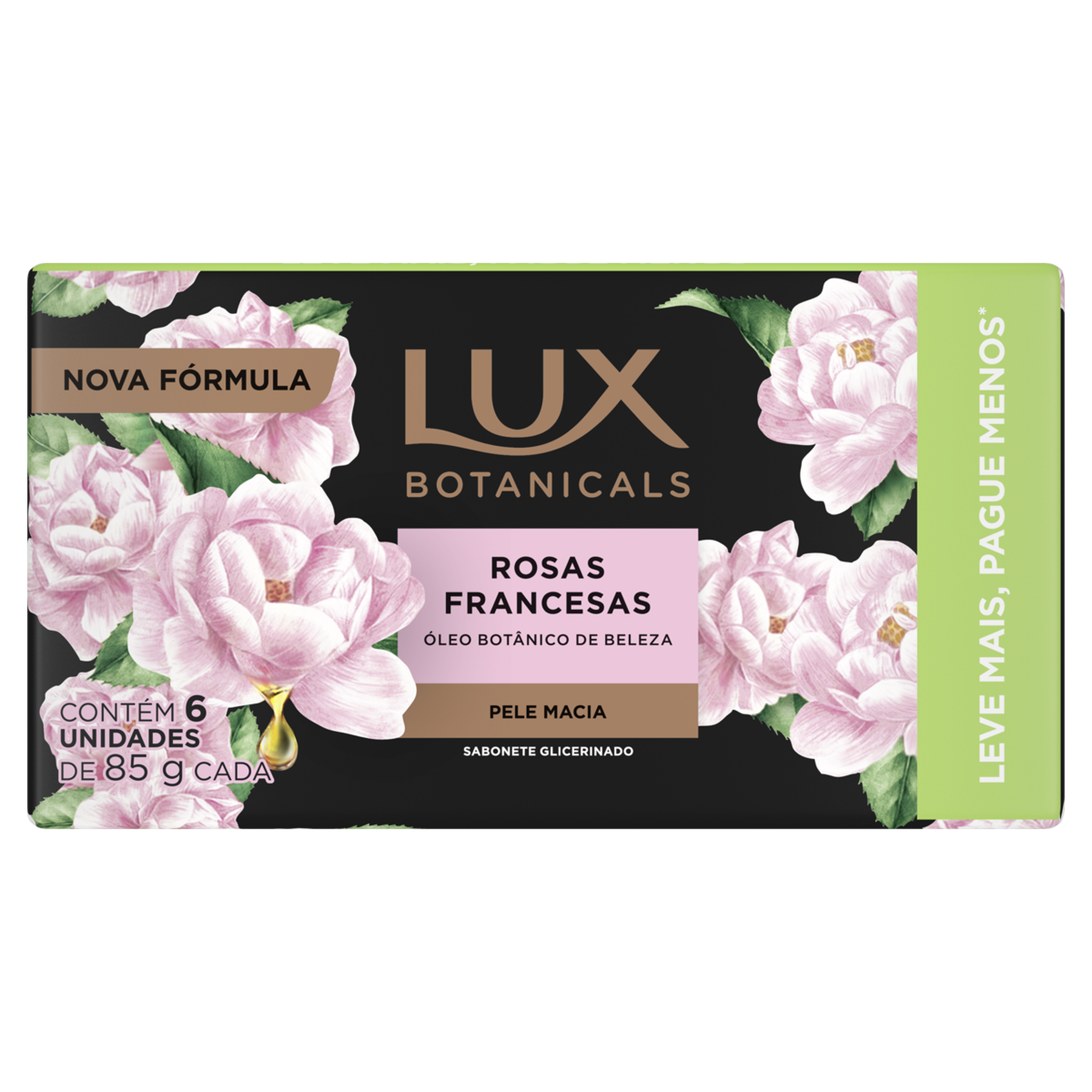 SABONETE LUX 85G COM 6UN LEVE + PAGUE - ROSAS FRANCESAS