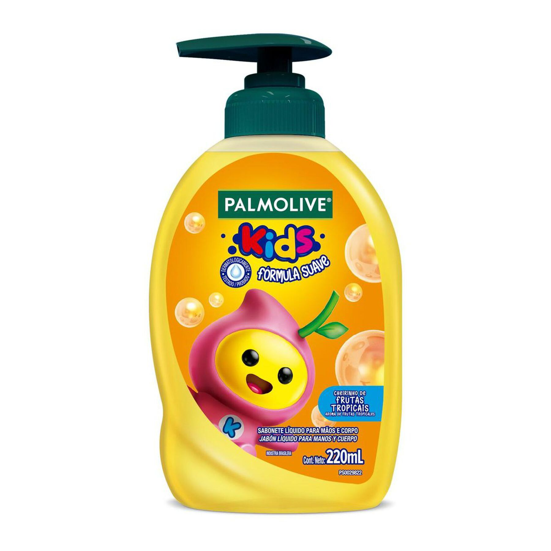 SABONETE LIQUIDO PALMOLIVE PUMP 220ML KIDS