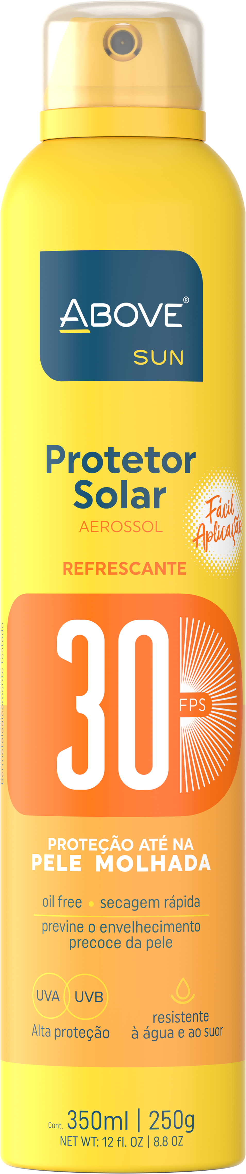 PROTETOR SOLAR AEROSSOL ABOVE FPS 30 350ML